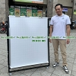 Bảng trắng có chân đen viết bút lông Poly Taiwan KT: 100x60 cm ( nhiều kích thước)