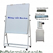 Bảng từ viết bút lông Flipchart chân sắt sơn tĩnh điện kích thước 60x100 (các kích thước)