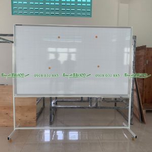 Bảng từ di động một mặt viết bút lông Hàn Quốc Kích thước 80x120cm (các kích thước)