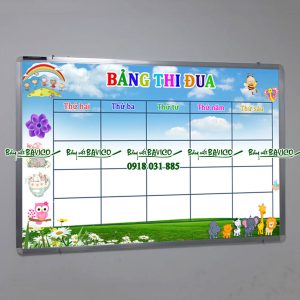 Bảng thi đua treo lớp học KT: 60x80 cm (nhiều kích thước)