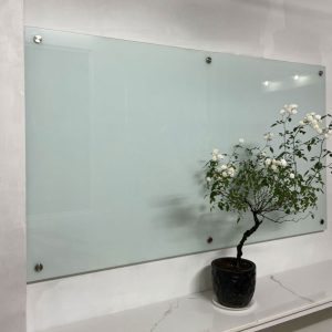 Bảng kính cường lực 5 ly ép pp trắng sữa (Click xem các cỡ khác)