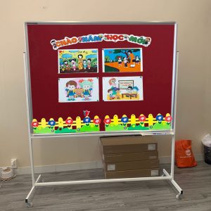 Bảng ghim di động 1 mặt vải bố