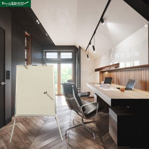 Bảng flipchart 3 chân Ceramic viết bút lông từ KT: 80x60 cm.