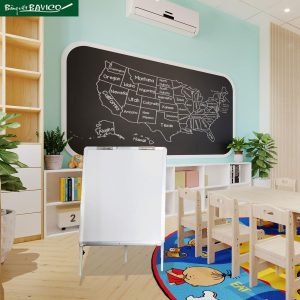 Bảng flipchart 3 chân mặt bảng bút lông Poly Taiwan KT 60x80 cm