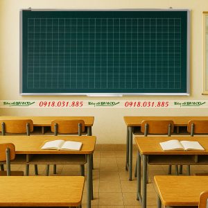 Bảng viết phấn có ô ly cho học sinh Tiểu Học