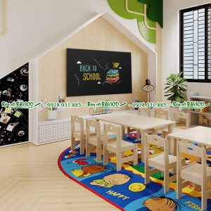 Bảng đen dạy học dán tường