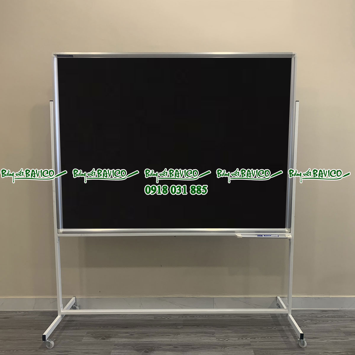 Bảng di động cao cấp Greenlam 1 mặt viết phấn KT: 60x80 cm (nhiều kích thước) - Ảnh 2