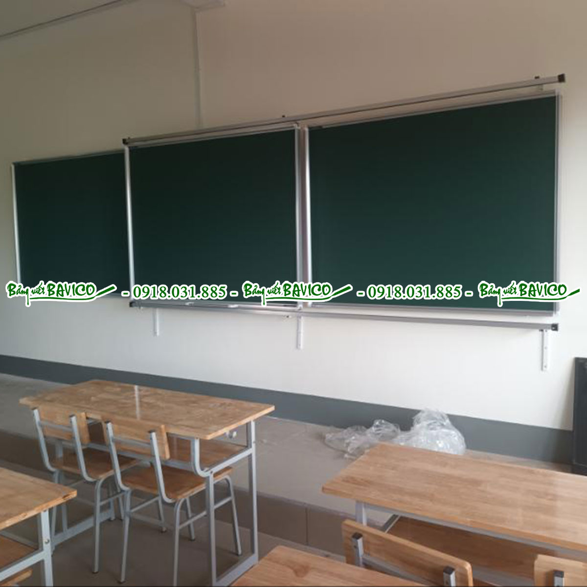 BAVICO Bảng trượt ngang nguyên khối mẫu M3K - Ảnh 3